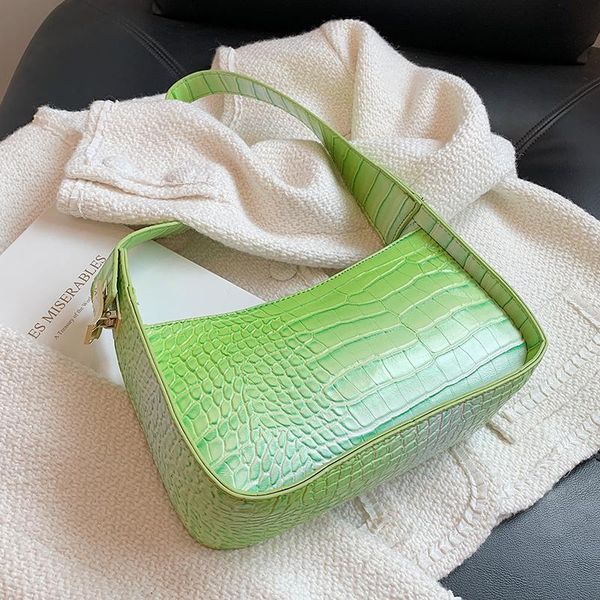evening bags crocodile pattern gradient pu leather small underarm baguette shoulder phone purse and handbags for ladies luxury designer
evening bags crocodile pattern gradient pu leather small underarm baguette shoulder phone purse and handbags for ladies luxury designer
