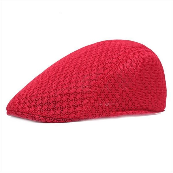 men women casual beret hat fashion flat cap adjustable breathable mesh caps outdoor solid color hats summer spring, Blue;gray
men women casual beret hat fashion flat cap adjustable breathable mesh caps outdoor solid color hats summer spring, Blue;gray