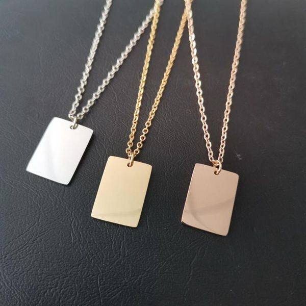 pendant necklaces gold rose steel color jewelry on the neck for women 2021 female stainless men's chain necklace, Silver
pendant necklaces gold rose steel color jewelry on the neck for women 2021 female stainless men's chain necklace, Silver