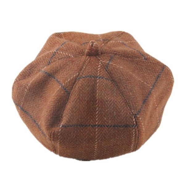 caps & hats autumn and winter children woolen hat octagonal cap boys girls beret, Yellow
caps & hats autumn and winter children woolen hat octagonal cap boys girls beret, Yellow
