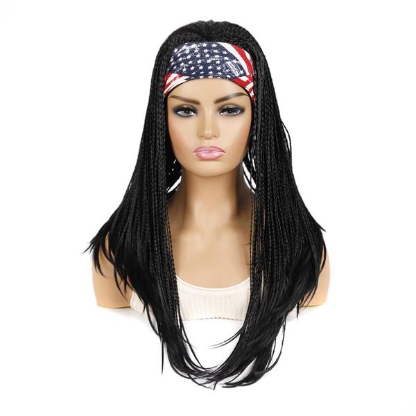 synthetic wigs braided box braids headband long twist for afro black women daily wear
synthetic wigs braided box braids headband long twist for afro black women daily wear