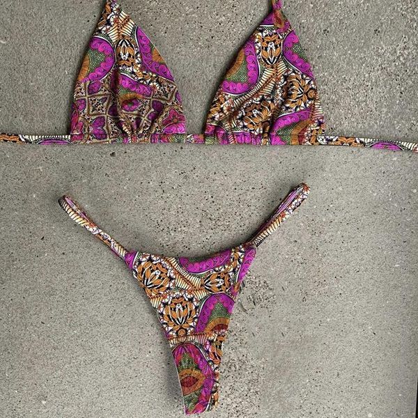one-piece suits women's floral print halter triangle tie side bikini set two piece swimsuits string thong lady bathing suit
one-piece suits women's floral print halter triangle tie side bikini set two piece swimsuits string thong lady bathing suit