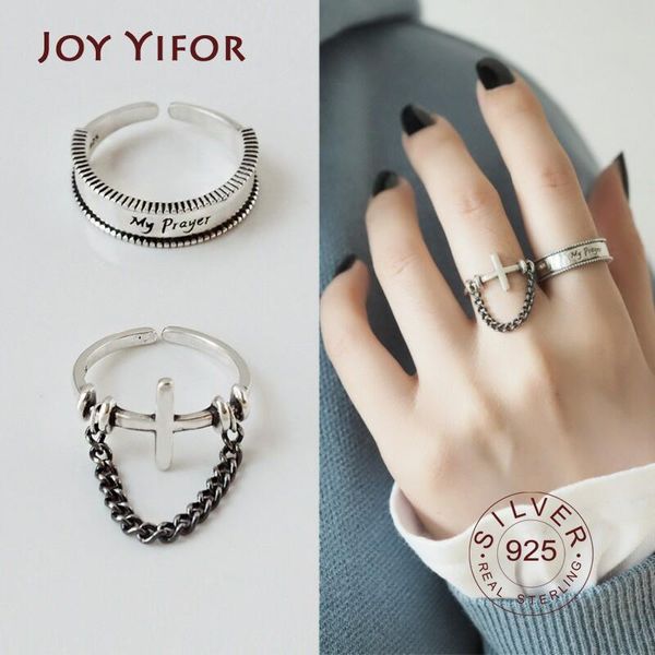 cluster rings 100% pure 925 sterling silver ring fashion simple cross chain thin geometric finger for women jewelry anti allergy, Golden;silver
cluster rings 100% pure 925 sterling silver ring fashion simple cross chain thin geometric finger for women jewelry anti allergy, Golden;silver