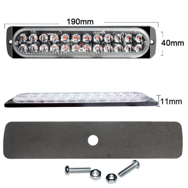 car headlights 72w strobe light 24led hazard beacon emergency flashing side marker bars 24t warning
car headlights 72w strobe light 24led hazard beacon emergency flashing side marker bars 24t warning