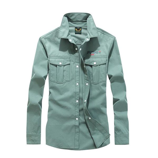 men's casual shirts 2021 spring autumn shirt men single breasted long sleeves button up outdoor military large size -4xl, White;black
men's casual shirts 2021 spring autumn shirt men single breasted long sleeves button up outdoor military large size -4xl, White;black