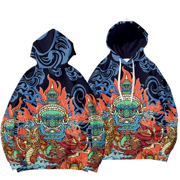 men's hoodies & sweatshirts cartoon dragon phoenix printed couple men women hip hop casual streetwear loose pullover oversize 6xl, Black
men's hoodies & sweatshirts cartoon dragon phoenix printed couple men women hip hop casual streetwear loose pullover oversize 6xl, Black