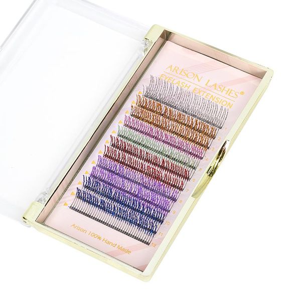 false eyelashes 1pc fashion glitter eyelash extensions 12 strips individual extension mix colors for makeup
false eyelashes 1pc fashion glitter eyelash extensions 12 strips individual extension mix colors for makeup