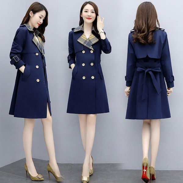 windbreaker women's 2021 autumn and winter new style elegant slim fashion simple jacket, Black
windbreaker women's 2021 autumn and winter new style elegant slim fashion simple jacket, Black