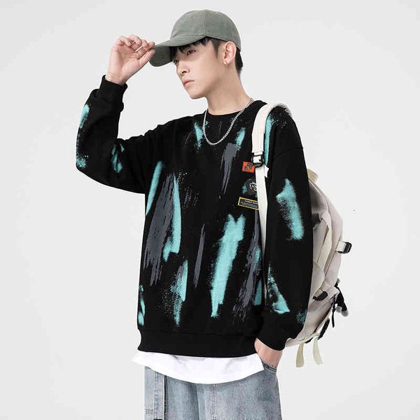 hoodies sweater fleece men's round neck 2021 autumn long sleeve t-shirt korean trendy printed clothes loose coat, Black
hoodies sweater fleece men's round neck 2021 autumn long sleeve t-shirt korean trendy printed clothes loose coat, Black
