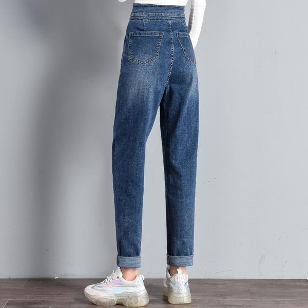 women's jeans women 2021 spring and autumn tall long high waist loose tie harem pants 175cm, Blue
women's jeans women 2021 spring and autumn tall long high waist loose tie harem pants 175cm, Blue