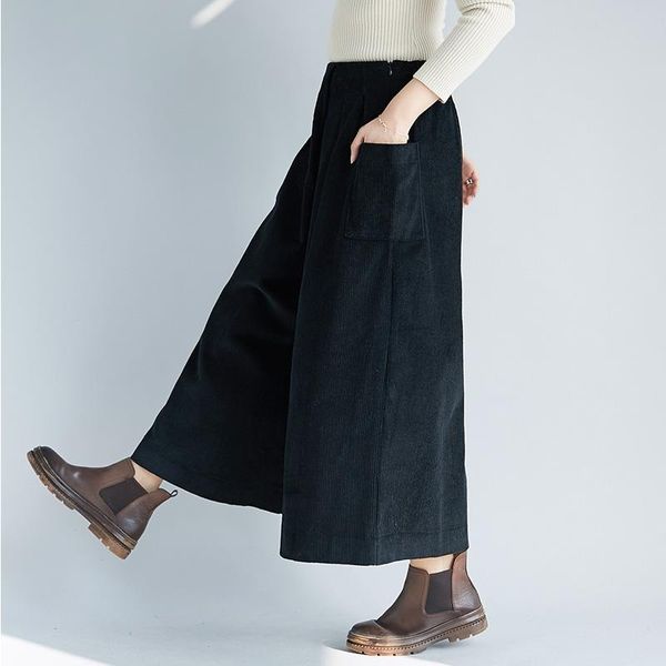 women's pants & capris women corduroy wide leg 2021 autumn winter high waist loose vintage trousers korean warm brief, Black;white
women's pants & capris women corduroy wide leg 2021 autumn winter high waist loose vintage trousers korean warm brief, Black;white