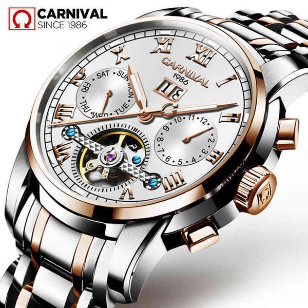 clocks clock men masculino carnival fire luxury automatic mechanical fully steel business waterproof sports, Slivery;brown
clocks clock men masculino carnival fire luxury automatic mechanical fully steel business waterproof sports, Slivery;brown