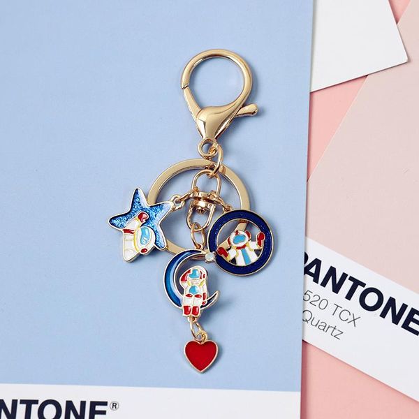 keychains cute astronaut spaceman star moon poker metal keychain key chains ring car bag pendent charm creative accessories d592, Silver
keychains cute astronaut spaceman star moon poker metal keychain key chains ring car bag pendent charm creative accessories d592, Silver