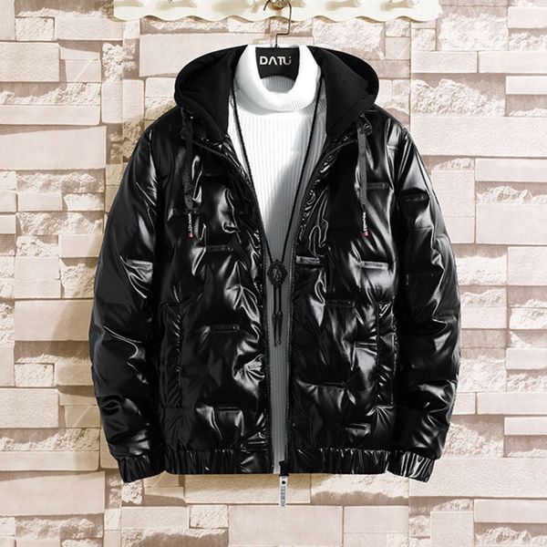 light down jacket men's winter bright face short fashion brand cool winter warm jacket men's personality outer jacket fashionwinte, Black
light down jacket men's winter bright face short fashion brand cool winter warm jacket men's personality outer jacket fashionwinte, Black