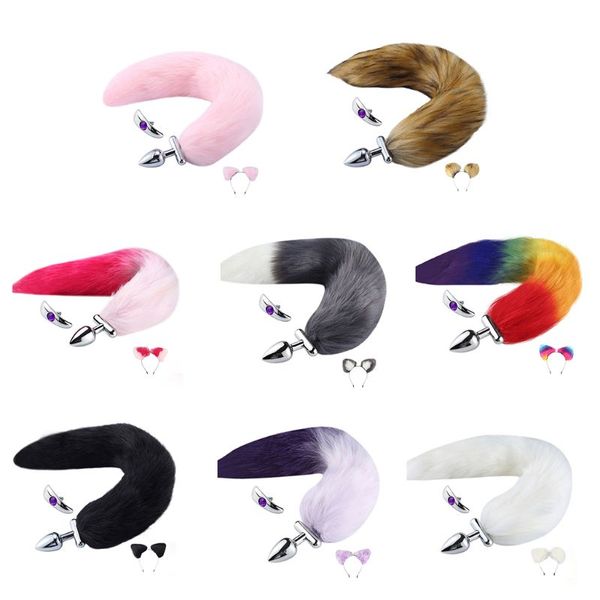 2021 new artificial hair plush hairpin ears headband headdress fox tail chrome metal plug
2021 new artificial hair plush hairpin ears headband headdress fox tail chrome metal plug