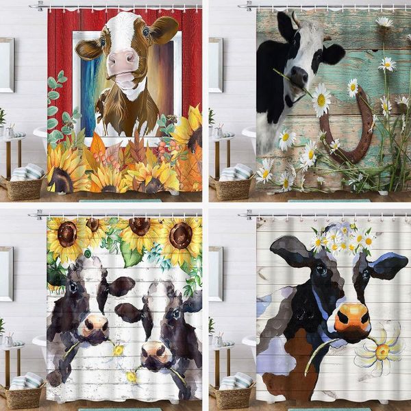 shower curtains modern design sunflower farm cow bathroom waterproof and mold proof fun home decoration partition
shower curtains modern design sunflower farm cow bathroom waterproof and mold proof fun home decoration partition