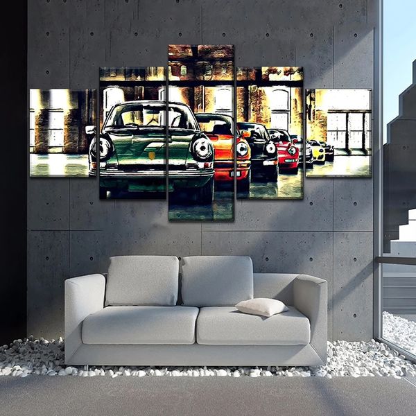 5 piece factory retro colorful car poster modern artwork home decorative wall or office canvas print type modular pictures
5 piece factory retro colorful car poster modern artwork home decorative wall or office canvas print type modular pictures