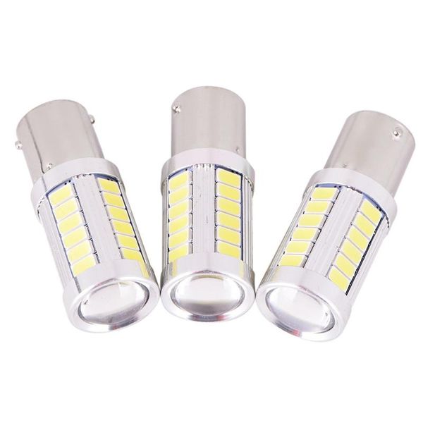 

emergency lights 1pc 1156 ba15s p21w 33 led 5630 5730 smd car tail bulb brake auto reverse lamp daytime running light red white yellow