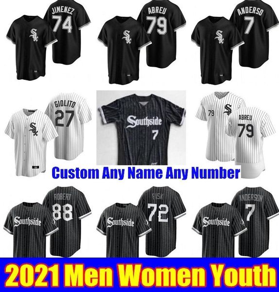 chicago tim anderson 2021 city connect white sox baseball jerseys yoan moncada jose abreu yermin mercedes nick madrigal eloy jimenez men wom, Blue;black
chicago tim anderson 2021 city connect white sox baseball jerseys yoan moncada jose abreu yermin mercedes nick madrigal eloy jimenez men wom, Blue;black