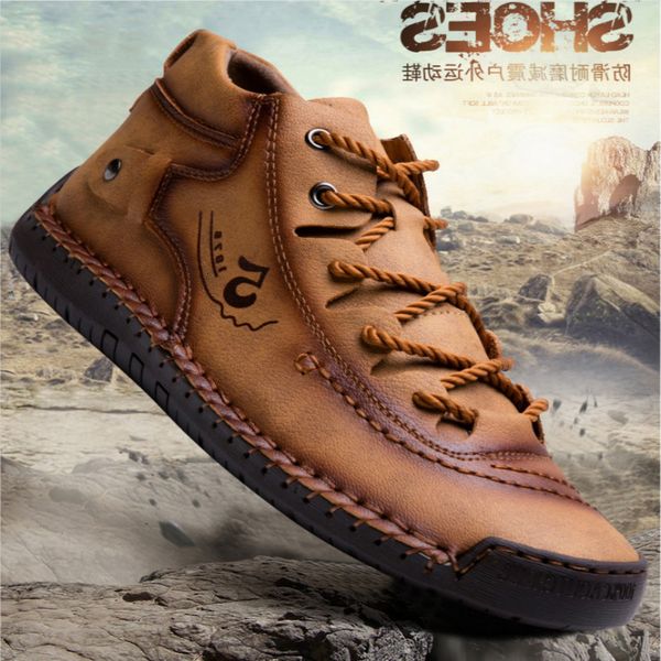 boots hand sewn 48 size outdoor korean version british trend men's dress shoes autumn, Black
boots hand sewn 48 size outdoor korean version british trend men's dress shoes autumn, Black
