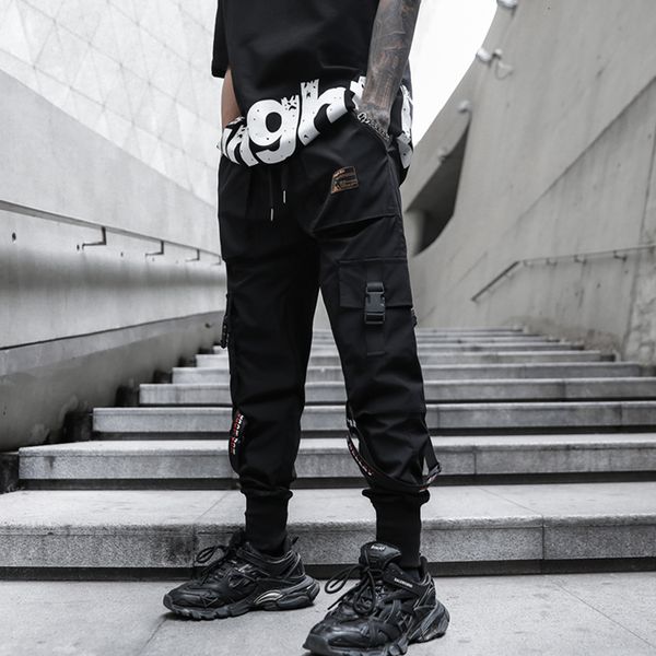men's harem 2021 new hip hop casual male tatical joggers trousers fashion streetwear side pockets ribbons men cargo pants 75tl vze1, Black
men's harem 2021 new hip hop casual male tatical joggers trousers fashion streetwear side pockets ribbons men cargo pants 75tl vze1, Black
