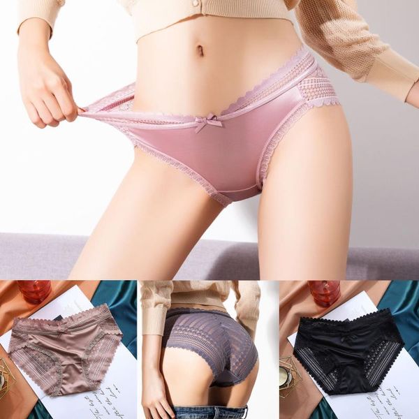 women's panties 2021 upgraded satin lace underwear feminine charm korean version of temptation pure cotton file seamless bow breathable, Black;pink
women's panties 2021 upgraded satin lace underwear feminine charm korean version of temptation pure cotton file seamless bow breathable, Black;pink