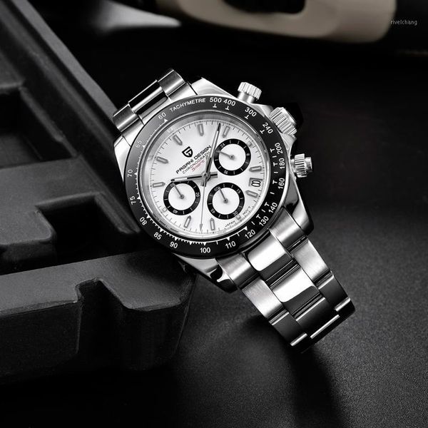 wristwatches pagani design 2021 casual fashion sports men quartz watch sapphire stainless steel waterproof sport chronograph reloj hombre, Slivery;brown
wristwatches pagani design 2021 casual fashion sports men quartz watch sapphire stainless steel waterproof sport chronograph reloj hombre, Slivery;brown