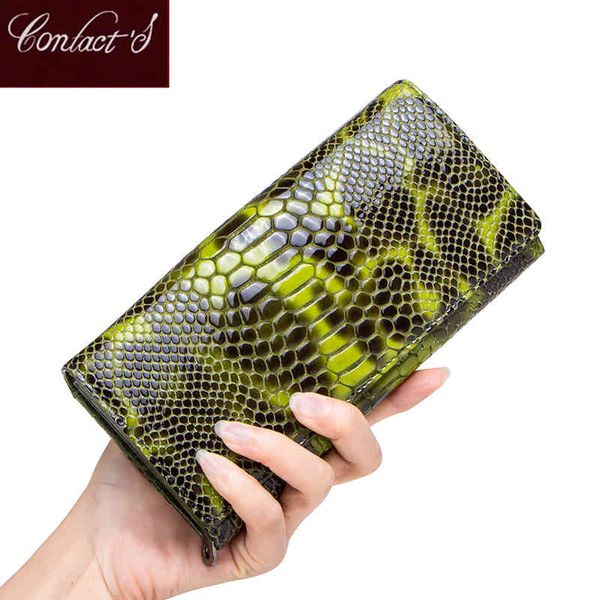 classic wallets contact's women's leather brand design long zipper ladies coin purse card holder large capacity for cell phones, Red;black
classic wallets contact's women's leather brand design long zipper ladies coin purse card holder large capacity for cell phones, Red;black
