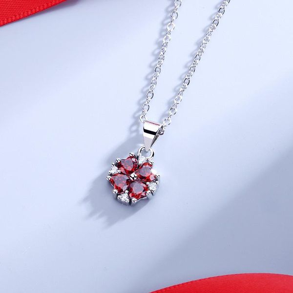chains pomegranate red zircon earrings ring jewelry clovers suit clover pretty necklace, Silver
chains pomegranate red zircon earrings ring jewelry clovers suit clover pretty necklace, Silver