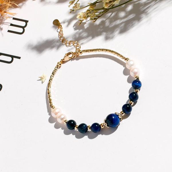 beaded, strands rose red/blue tiger's eye stone natural freshwater pearls beaded bracelets for women female lobster clasp fashion jewel, Black
beaded, strands rose red/blue tiger's eye stone natural freshwater pearls beaded bracelets for women female lobster clasp fashion jewel, Black