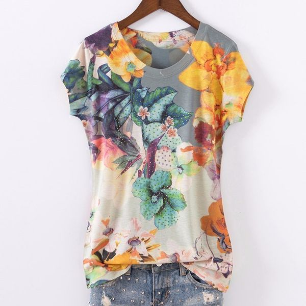 women's t-shirt fashion drilling print short sleeve t shirt women slim o-neck summer 2021 tee shirt femme mvct, White
women's t-shirt fashion drilling print short sleeve t shirt women slim o-neck summer 2021 tee shirt femme mvct, White