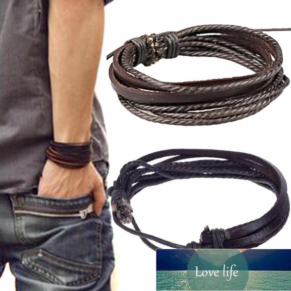 leather wrap braided wristband cuff punk men women surfer bracelet bangle couples bohemia jewelry, White
leather wrap braided wristband cuff punk men women surfer bracelet bangle couples bohemia jewelry, White