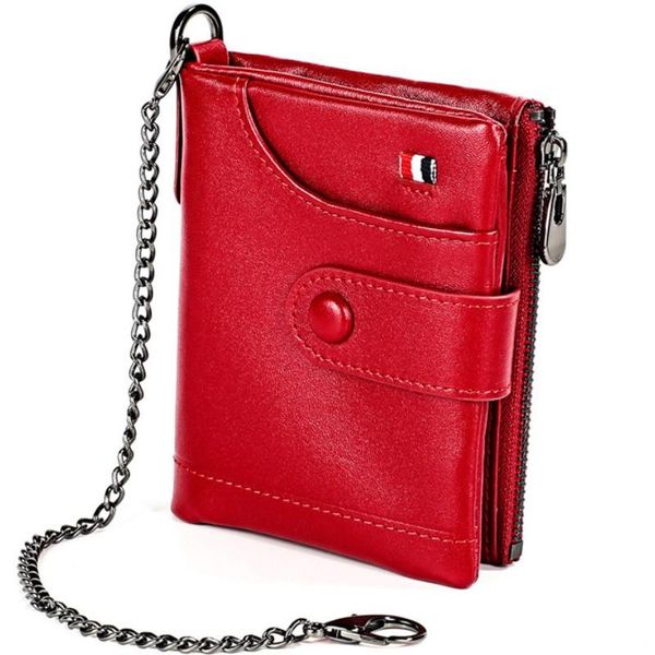 wallets arrival women wallet short purse vintage female genuine leather hasp coin purses card holder cartera mujer, Red;black
wallets arrival women wallet short purse vintage female genuine leather hasp coin purses card holder cartera mujer, Red;black