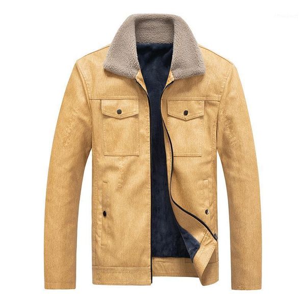 men's jackets autumn and winter leather jacket plus velvet thick coat fashion warm motorcycle clothing, Black;brown
men's jackets autumn and winter leather jacket plus velvet thick coat fashion warm motorcycle clothing, Black;brown