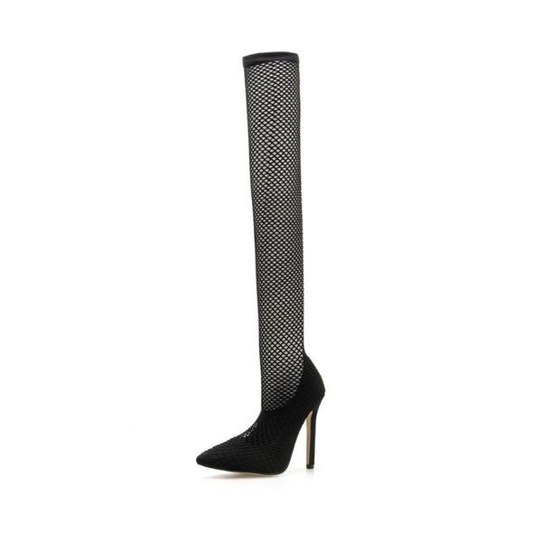 dress shoes woman silk stockings sandals black pointed toe suede 11cm high heels pumps shallow hollow out summer stripper 
dress shoes woman silk stockings sandals black pointed toe suede 11cm high heels pumps shallow hollow out summer stripper
