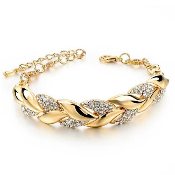 link, chain bohemian luxury rhinestones gold color leaves women bracelet bangles vintage elegant charm jewelry female wedding, Black
link, chain bohemian luxury rhinestones gold color leaves women bracelet bangles vintage elegant charm jewelry female wedding, Black
