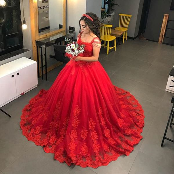 festival red a line wedding dresses 2021 spaghetti straps lace applique long tulle bridal wedding gowns, White
festival red a line wedding dresses 2021 spaghetti straps lace applique long tulle bridal wedding gowns, White