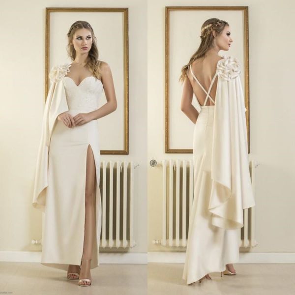 little white dress cris cross straps beach mermaid wedding dresses with slid ribbon 2021 side split bohemian bridal gowns
little white dress cris cross straps beach mermaid wedding dresses with slid ribbon 2021 side split bohemian bridal gowns