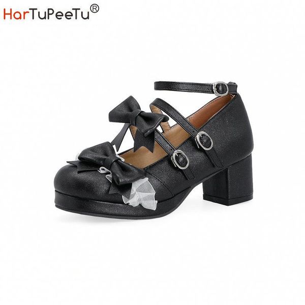 mary janes women lolita pu leather shoes spring autumn girls buckle design plus size 17 medium heel pumps cosplay dress footwear, Black
mary janes women lolita pu leather shoes spring autumn girls buckle design plus size 17 medium heel pumps cosplay dress footwear, Black