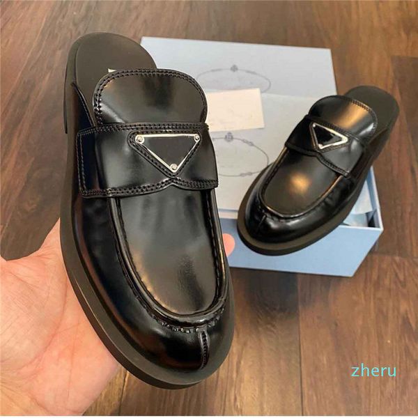designer fashion brushed leather sandals slipper women's white black slip on lady mules flats metal comfort walking
designer fashion brushed leather sandals slipper women's white black slip on lady mules flats metal comfort walking