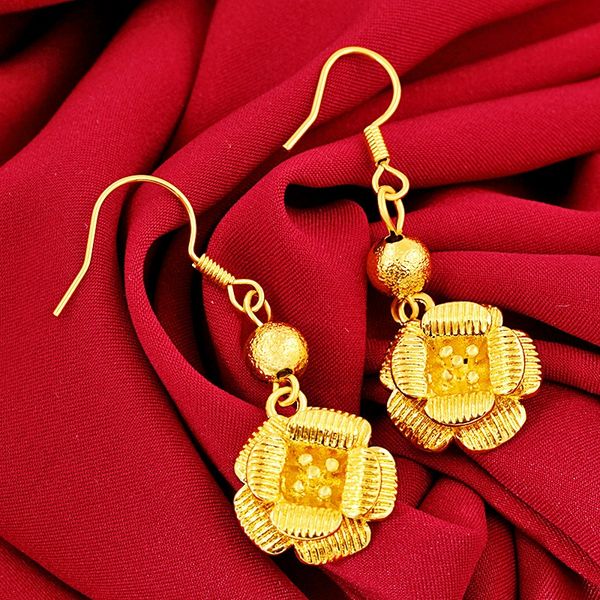 vivid flower shaped 18k yellow gold filled beautiful women dangle earrings pretty gift charm girl accessories, Silver
vivid flower shaped 18k yellow gold filled beautiful women dangle earrings pretty gift charm girl accessories, Silver