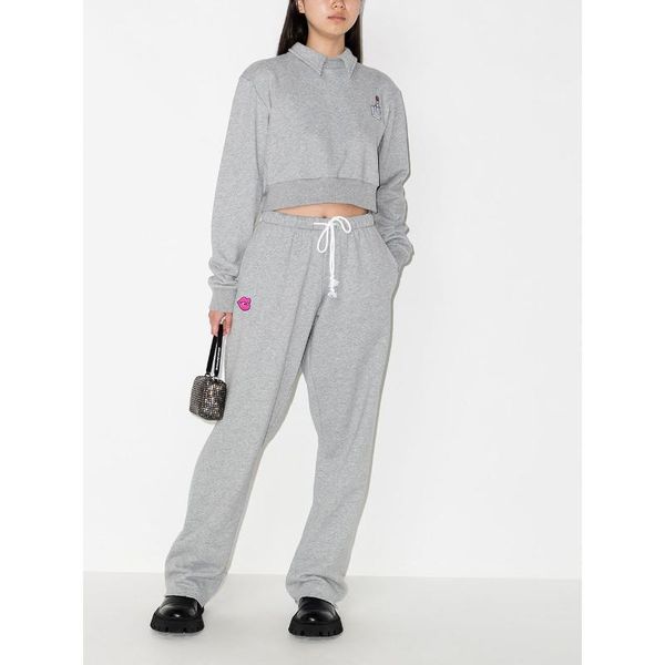 women's two piece pants women back wing embroidery short sweatshirt or print drawstring sweatpants fashion casual set, White
women's two piece pants women back wing embroidery short sweatshirt or print drawstring sweatpants fashion casual set, White