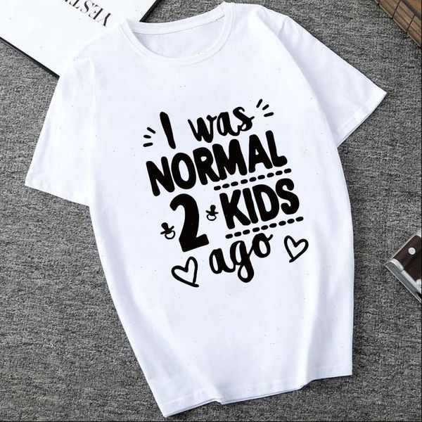 i was normal 2 kids ago letters print t shirt summer new fashion women shirt harajuku style short sleeve casual cotton, White
i was normal 2 kids ago letters print t shirt summer new fashion women shirt harajuku style short sleeve casual cotton, White