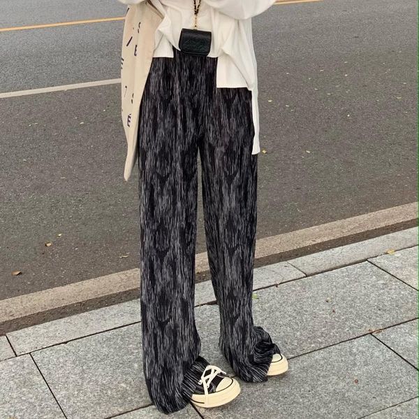 women's pants & capris women korean thick velvet tie-dye pant casual high waist loose wide leg trousers streetwear fashion, Black;white
women's pants & capris women korean thick velvet tie-dye pant casual high waist loose wide leg trousers streetwear fashion, Black;white