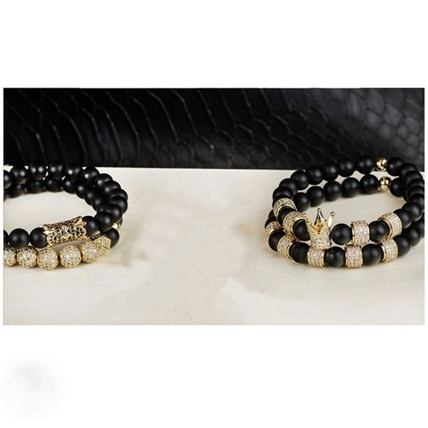 attyirena micro inlay zircon round ser men crown charm bangle natural beads buddha bracelet for women pulseras masculinabracelets, Golden;silver
attyirena micro inlay zircon round ser men crown charm bangle natural beads buddha bracelet for women pulseras masculinabracelets, Golden;silver