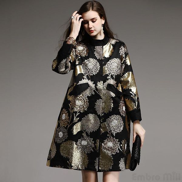 women's trench coats embro mill vintage royal spring autumn coat woman elegant lady loose black/blue floral beading female -xxl, Tan;black
women's trench coats embro mill vintage royal spring autumn coat woman elegant lady loose black/blue floral beading female -xxl, Tan;black