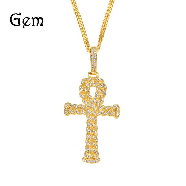 hiphop new copper micro inlaid aaa zircon anher key pendant full diamond cuban chain cross, Silver
hiphop new copper micro inlaid aaa zircon anher key pendant full diamond cuban chain cross, Silver