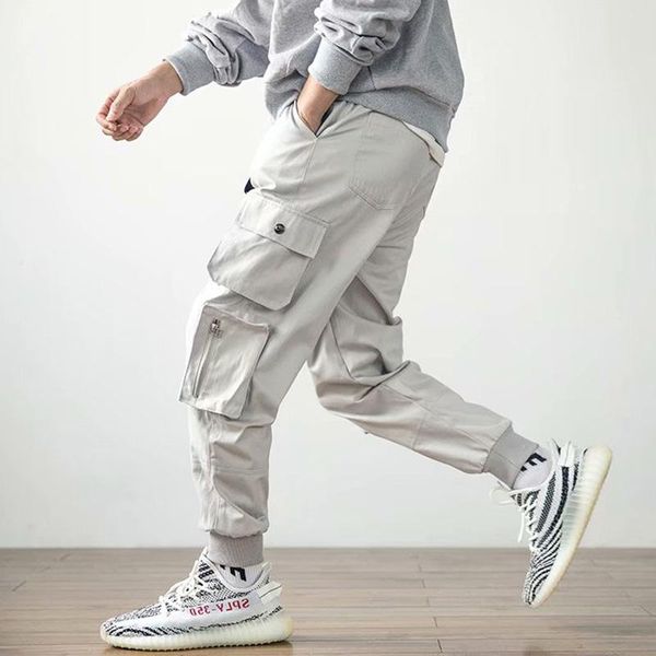 men's pants 2021 side pockets cargo harem hip hop casual male joggers trousers fashion streetwear 3xl, Black
men's pants 2021 side pockets cargo harem hip hop casual male joggers trousers fashion streetwear 3xl, Black