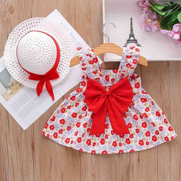 fashion children for girls summer girl dress with sun hat sleeveless floral bowknot kids baby clothes 1 2 3 4, Red;yellow
fashion children for girls summer girl dress with sun hat sleeveless floral bowknot kids baby clothes 1 2 3 4, Red;yellow