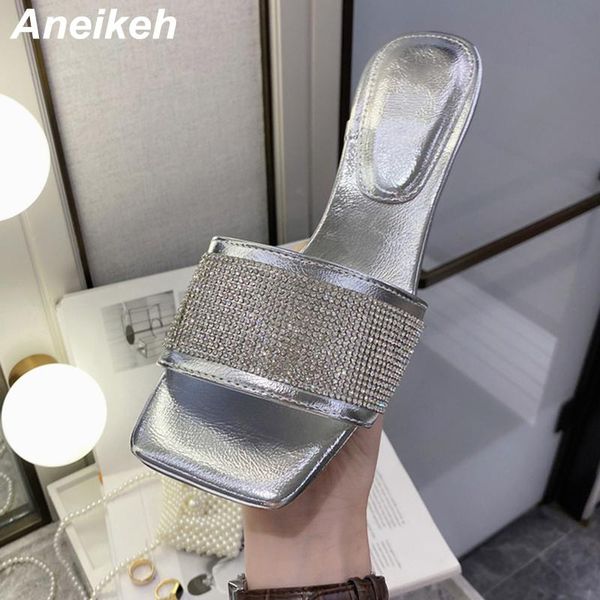 aneikeh 2021 new summer fashion women's shoes peep toe slippers patent leather spike heels bling party shallow novelty polka dot, Black
aneikeh 2021 new summer fashion women's shoes peep toe slippers patent leather spike heels bling party shallow novelty polka dot, Black